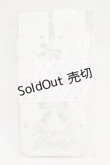 Angelic Pretty / Sweetリボンタイツ  オフ/シルバー H-25-11-24-1006-AP-ZA-NS-ZH