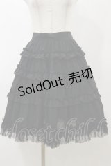 Innocent World / ミニバラティアードスカート Free ブラック H-25-11-24-1054-IW-SK-NS-ZH