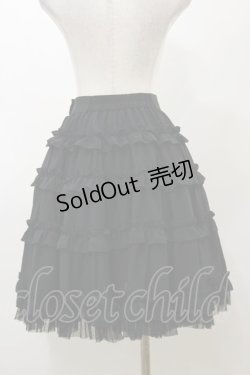 画像2: Innocent World / ミニバラティアードスカート Free ブラック H-25-11-24-1054-IW-SK-NS-ZH