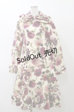 画像1: Innocent World / ローズフリルコート Free オフ H-25-11-24-1056-IW-CO-NS-ZH