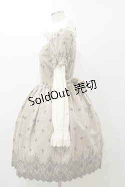 画像3: Innocent World / バラとユリ紋章のスカラップワンピース Free ベージュ H-25-11-24-1063-IW-OP-NS-ZH