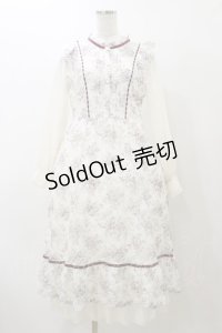 axes femme / フローラルレースワンピース M オフ/ピンク H-25-11-24-1064-AX-OP-NS-ZH