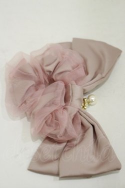 画像2: Rojita / パールチャーム付きBIGリボンシュシュ  ピンク H-25-11-24-1008-LO-AC-NS-ZH