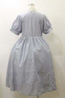 画像2: m petit by misako / ストライプワンピース M サックス H-25-11-24-1065-LO-OP-NS-ZH