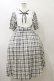 画像1: m petit by misako / ナシジチェックキリカエワンピース L オフ H-25-11-24-1067-LO-OP-NS-ZH (1)