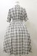 画像2: m petit by misako / ナシジチェックキリカエワンピース L オフ H-25-11-24-1067-LO-OP-NS-ZH (2)