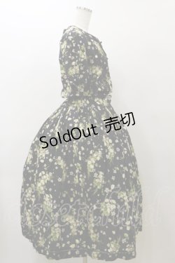 画像3: PINK HOUSE / すみれとブーケワンピース Free ブラック H-25-11-24-1069-LO-OP-NS-ZH