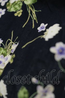 画像4: PINK HOUSE / すみれとブーケワンピース Free ブラック H-25-11-24-1069-LO-OP-NS-ZH