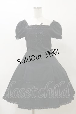 画像1: Innocent World / はしごレースフレアーワンピース Free ブラック H-25-11-24-1072-IW-OP-NS-ZH