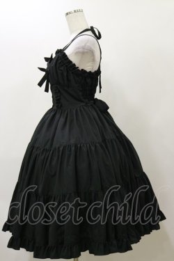 画像3: Physical Drop / シャーリングジャンパースカート Free ブラック H-25-11-24-1073-LO-OP-NS-ZH