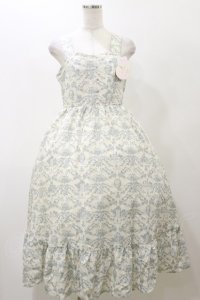 m petit by misako / MSKトワルドジュイジャンパースカート L オフ/サックス H-25-11-24-1076-LO-SK-NS-ZH