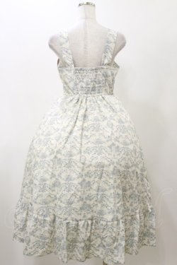 画像2: m petit by misako / MSKトワルドジュイジャンパースカート L オフ/サックス H-25-11-24-1076-LO-SK-NS-ZH