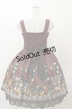 画像2: axes femme kawaii / キャロルナイトワンピース M ワイン H-25-11-24-1078-AX-OP-NS-ZH