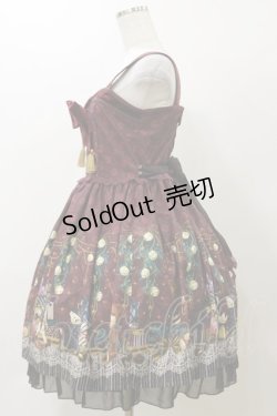 画像3: axes femme kawaii / キャロルナイトワンピース M ワイン H-25-11-24-1078-AX-OP-NS-ZH