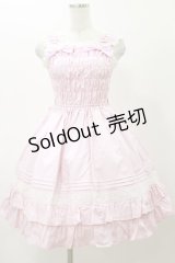 BABY,THE STARS SHINE BRIGHT / シャーリングジャンパースカート Free ピンク H-25-11-24-1079-BA-OP-NS-ZH