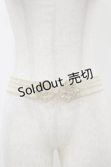 axes femme / しずく付クラシカルゴムベルト Free 生成り H-25-11-24-1012-AX-ZA-NS-ZH