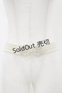 axes femme / しずく付クラシカルゴムベルト Free 生成り H-25-11-24-1012-AX-ZA-NS-ZH