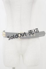 ALICE and the PIRATES / スタッズ付きベルト  ブラック/ゴールド H-25-11-24-1013-PA-ZA-NS-ZH