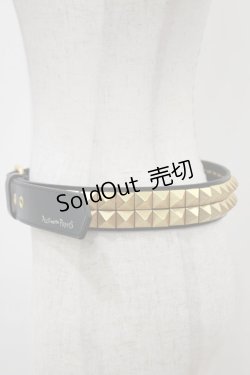 画像2: ALICE and the PIRATES / スタッズ付きベルト  ブラック/ゴールド H-25-11-24-1013-PA-ZA-NS-ZH