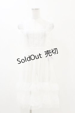 画像1: virally / 星名桜子 hsチュールエプロンジャンスカ LL オフ H-25-11-24-1015-LO-OP-NS-ZH