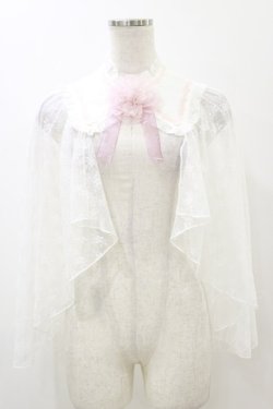 画像1: axes femme kawaii / ブルーミングレースケープ M ホワイト H-25-11-24-1016-AX-JA-NS-ZH