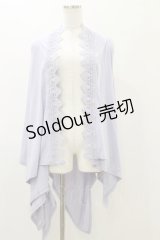 axes femme / バラ釦付UVイレヘムポンチョ Free ラベンダー H-25-11-24-1018-AX-TO-NS-ZH