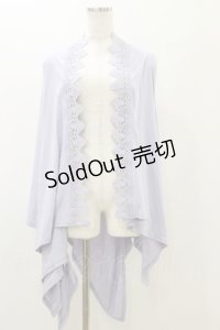 axes femme / バラ釦付UVイレヘムポンチョ Free ラベンダー H-25-11-24-1018-AX-TO-NS-ZH