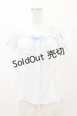 Angelic Pretty / Lovelyスクエアブラウス Free サックス H-25-11-24-1019-AP-BL-NS-ZH