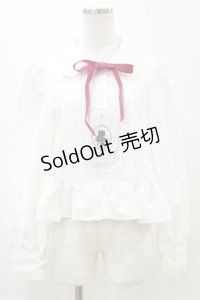 Cherirulu Chocola / MYリボンマルエリブラウス L オフ H-25-11-24-1020-LO-BL-NS-ZH