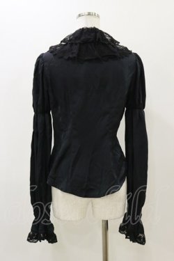 画像2: ALICE and the PIRATES / コゼットのレース衿ブラウス Free ブラック H-25-11-24-1021-PA-BL-NS-ZH