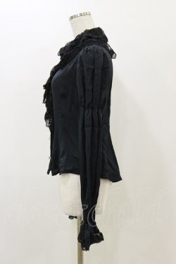 画像3: ALICE and the PIRATES / コゼットのレース衿ブラウス Free ブラック H-25-11-24-1021-PA-BL-NS-ZH