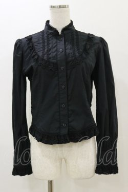 画像1: Innocent World / ステラブラウス M ブラック H-25-11-24-1024-IW-BL-NS-ZH