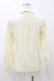 画像2: axes femme / 音符ブローチ付きストライプブラウス M 生成り H-25-11-24-1025-AX-BL-NS-ZH (2)