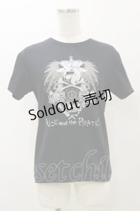 ALICE and the PIRATES / PIRATE'S EMBLEM Tシャツ Mens ブラック H-25-11-24-1026-PA-TS-NS-ZH