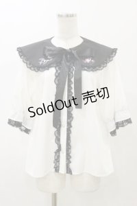 Avail / サンリオキャラクターズコラボ/クロミブラウス M オフ H-25-11-24-1029-LO-BL-NS-ZH