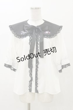 画像1: Avail / サンリオキャラクターズコラボ/クロミブラウス M オフ H-25-11-24-1029-LO-BL-NS-ZH