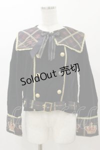 ALICE and the PIRATES / Royal crownジャケット Free ブラック H-25-11-24-1032-PA-JA-NS-ZH