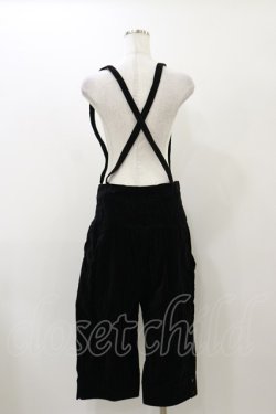 画像2: ALICE and the PIRATES / 別珍サロペット Free ブラック H-25-11-24-1036-PA-PA-NS-ZH