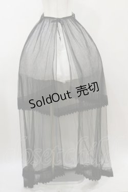 画像1: To Alice / オーバーチュールスカート Free ブラック H-25-11-24-1040-LO-SK-NS-ZH