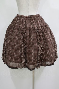 画像3: Leur Getter / 板チョコシフォンスカート M チョコ H-25-11-25-002-LU-SK-KB-ZH