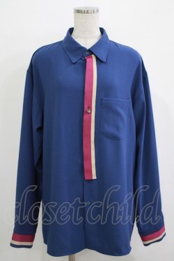 画像1: MILKBOY / COLOR POINT SHIRTS  ロイヤルブルー H-25-11-25-028-MB-BL-KB-ZH