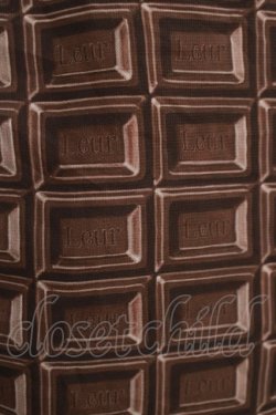 画像4: Leur Getter / 板チョコシフォンスカート M チョコ H-25-11-25-002-LU-SK-KB-ZH