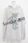 MILKBOY / GREMLIN STRIPE HOODIES  グレー H-25-11-25-032-MB-TO-KB-ZH