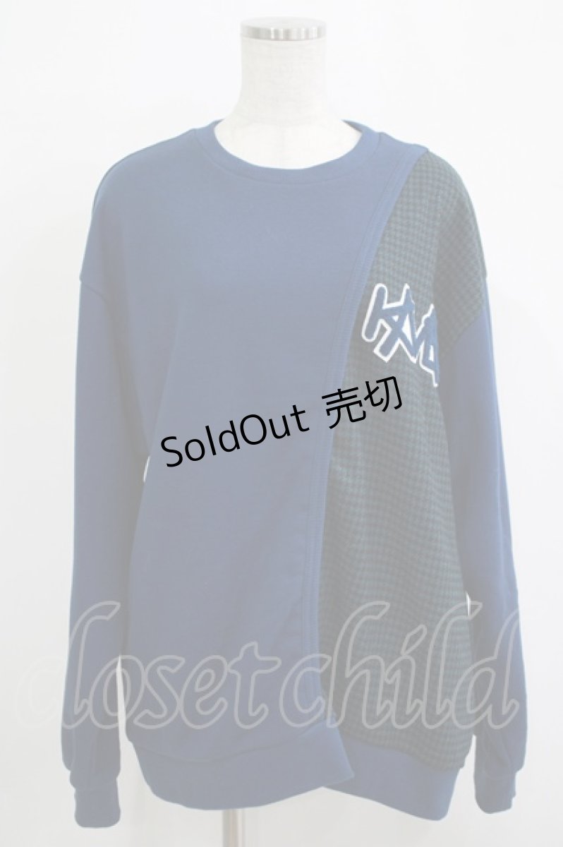 画像1: MILKBOY / MKB SWEATS  ネイビー H-25-11-25-033-MB-TO-KB-ZH (1)