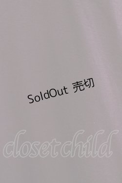 画像5: ALGONQUINS / レース切替イレギュラーカットソー  紫×黒 H-25-11-25-034-AL-TO-KB-ZH