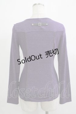 画像3: Ozz Croce / ZIPカットソーカーディガン  パープル H-25-11-25-039-OO-TO-KB-ZH