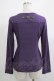 画像3: Ozz Croce / ZIPカットソーカーディガン  パープル H-25-11-25-039-OO-TO-KB-ZH (3)