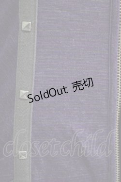 画像5: Ozz Croce / ZIPカットソーカーディガン  パープル H-25-11-25-039-OO-TO-KB-ZH