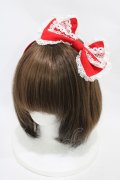 Angelic Pretty / リボンカチューシャ  レッド H-25-11-25-1001-AP-AC-NS-ZH