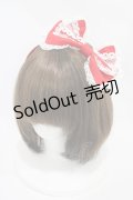 Angelic Pretty / リボンカチューシャ  レッド H-25-11-25-1001-AP-AC-NS-ZH